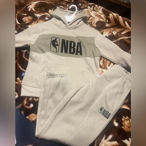 NBA Kids Beige Hoodie and Jogger Set